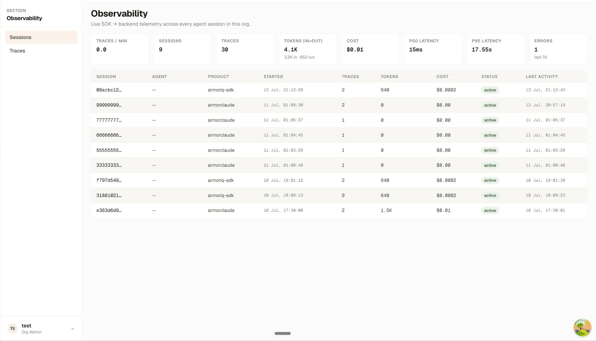 Agent observability without intent is just logging
